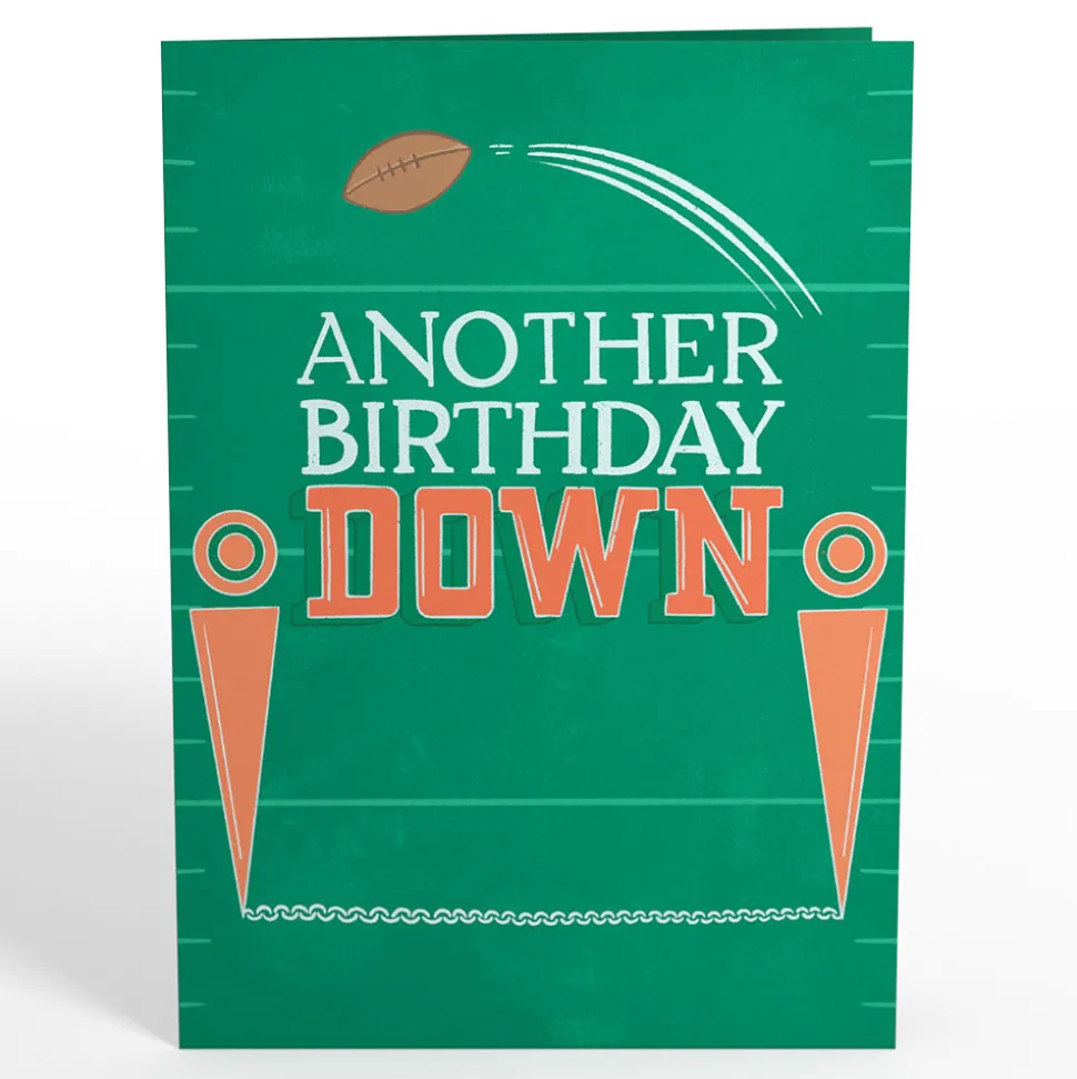 Lovepop Greeting Cards|Birthday|Another Birthday Down Football Pop-Up Card