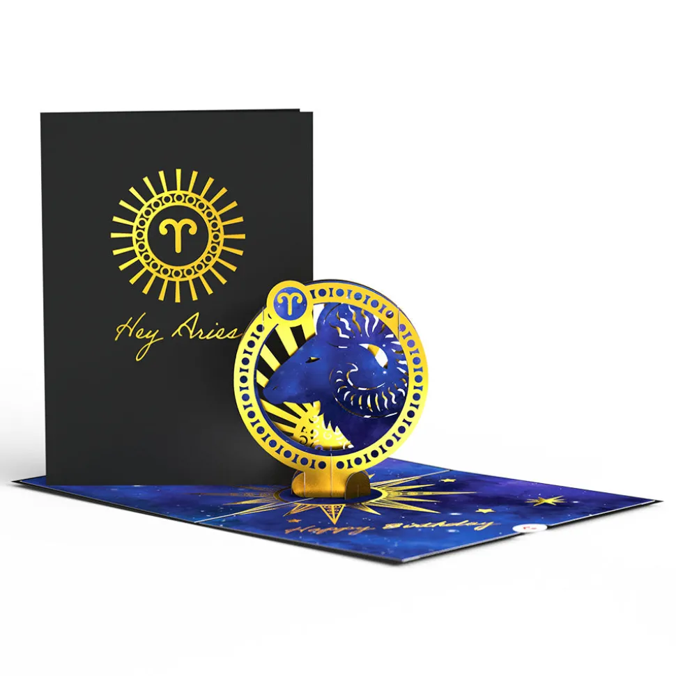 Lovepop Birthday|Her|Aries Zodiac Birthday Pop-Up Card