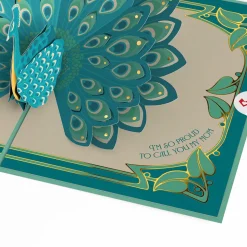 Lovepop Greeting Cards|Mother'S Day 5/11|Art Deco Mother's Day Peacock Pop-Up Card