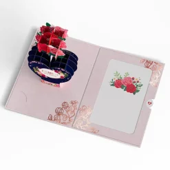 Lovepop Pop-Up Bouquets|Valentine'S Day 2/14|Be Mine Pop-Up Card with Mini Potion Bouquet