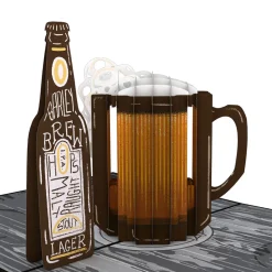 Lovepop Greeting Cards|Congratulations|Beer Pop-Up Card