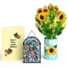 Lovepop Pop-Up Bouquets|Card & Gift Bundles|Berry Sweet Birthday Suncatcher Card & Pop-Up Bouquet Bundle