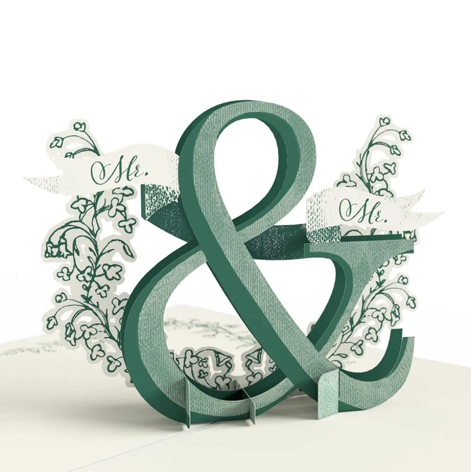 Lovepop Wedding|Lgbtq+|Better Together Mr. & Mr. Wedding Pop-Up Card