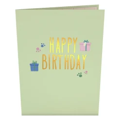 Kids Lovepop Greeting Cards|Birthday|Birthday Cats and Dogs Pop-Up Card