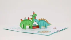 Kids Lovepop Greeting Cards|Birthday|Birthday Dinosaurs Pop-Up Card