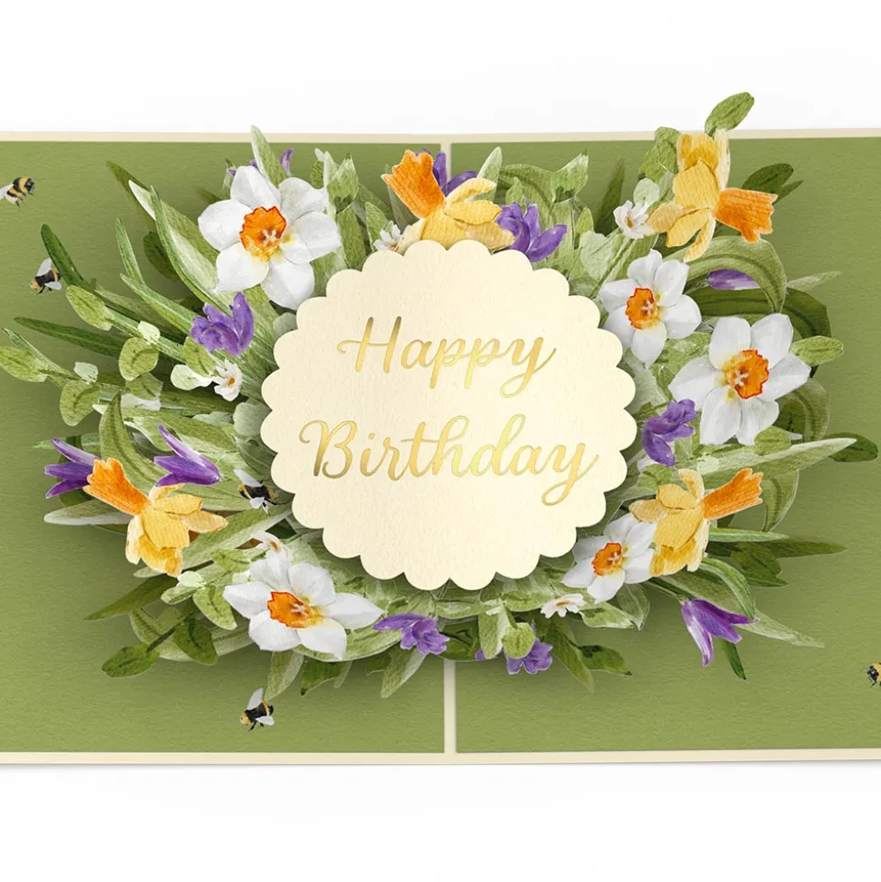 Lovepop Greeting Cards|Birthday|Birthday in Bloom Pop-Up Card