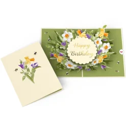 Lovepop Pop-Up Bouquets|Card & Gift Bundles|Birthday in Bloom Pop-Up Card & Bouquet Bundle
