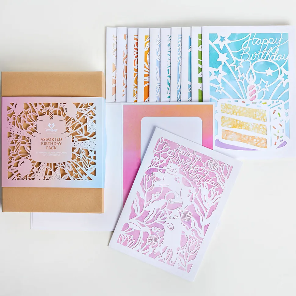 Lovepop Value Packs|Birthday|Birthday Pack (Assorted 12-Pack): Moments™ Card