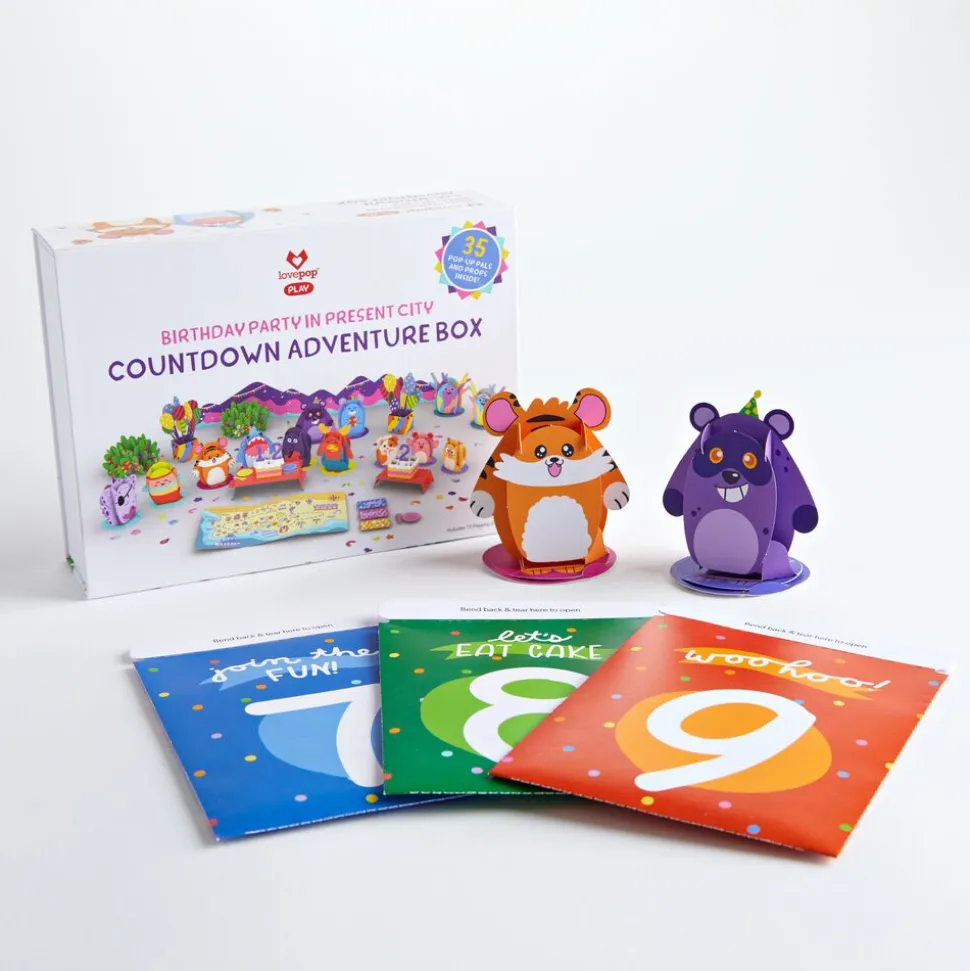 Kids Lovepop Advent Calendars|Birthday|Birthday Party in Present City Countdown Adventure Box