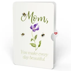 Lovepop Birthday|Mom|Bloom Birthday Pop-Up Card and Sentiment Set for Mom