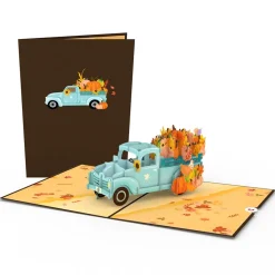 Lovepop Greeting Cards|Blue Harvest Truck Pop-Up Card