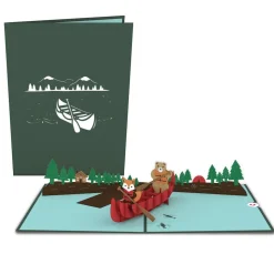 Kids Lovepop Greeting Cards|Just Because|Canoe Pop-Up Card