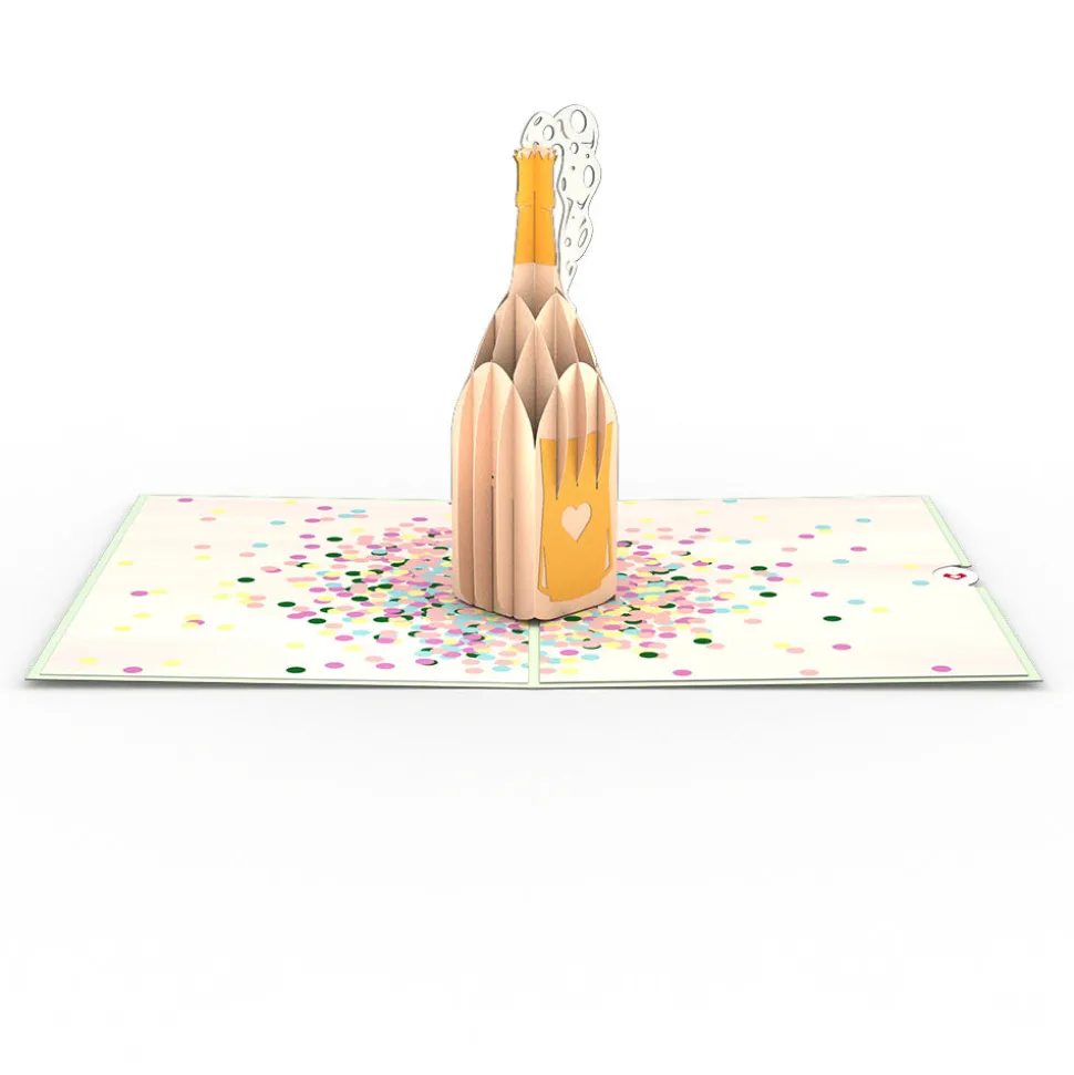 Lovepop Greeting Cards|Birthday|Champagne Pop Pop-Up Card