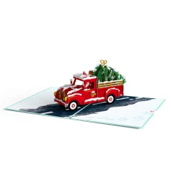 Lovepop Greeting Cards|Christmas 12/25|Christmas Truck Pop-Up Card