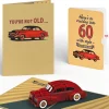 Lovepop Birthday|Classic Car 60th Birthday Pop-Up Card and Sentiment Set