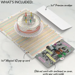 Lovepop Birthday|Confetti Cake Birthday Pop-Up Card and A Mid-life Crisis Sports Car Sentiment Set
