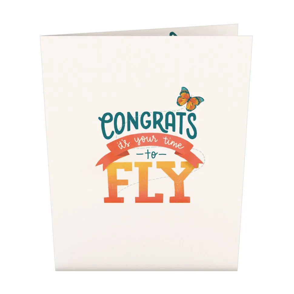 Lovepop Congratulations|Graduation|Congrats Butterfly: Paperpop® Card