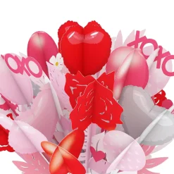 Lovepop Pop-Up Bouquets|Card & Gift Bundles|Cupid’s Valentine Wreath & XOXO Love Balloon Bouquet Bundle