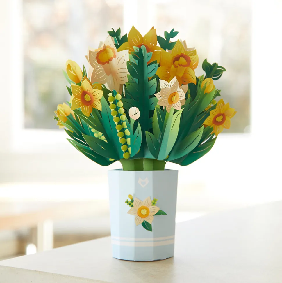 Lovepop Pop-Up Bouquets|Get Well|Daffodil Bouquet