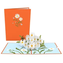 Lovepop Greeting Cards|Just Because|Daisies with Monarch Butterfly Pop-Up Card