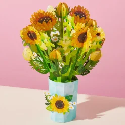 Lovepop Pop-Up Bouquets|Card & Gift Bundles|Daisy Greetings Plushpop Card and Bouquet Bundle