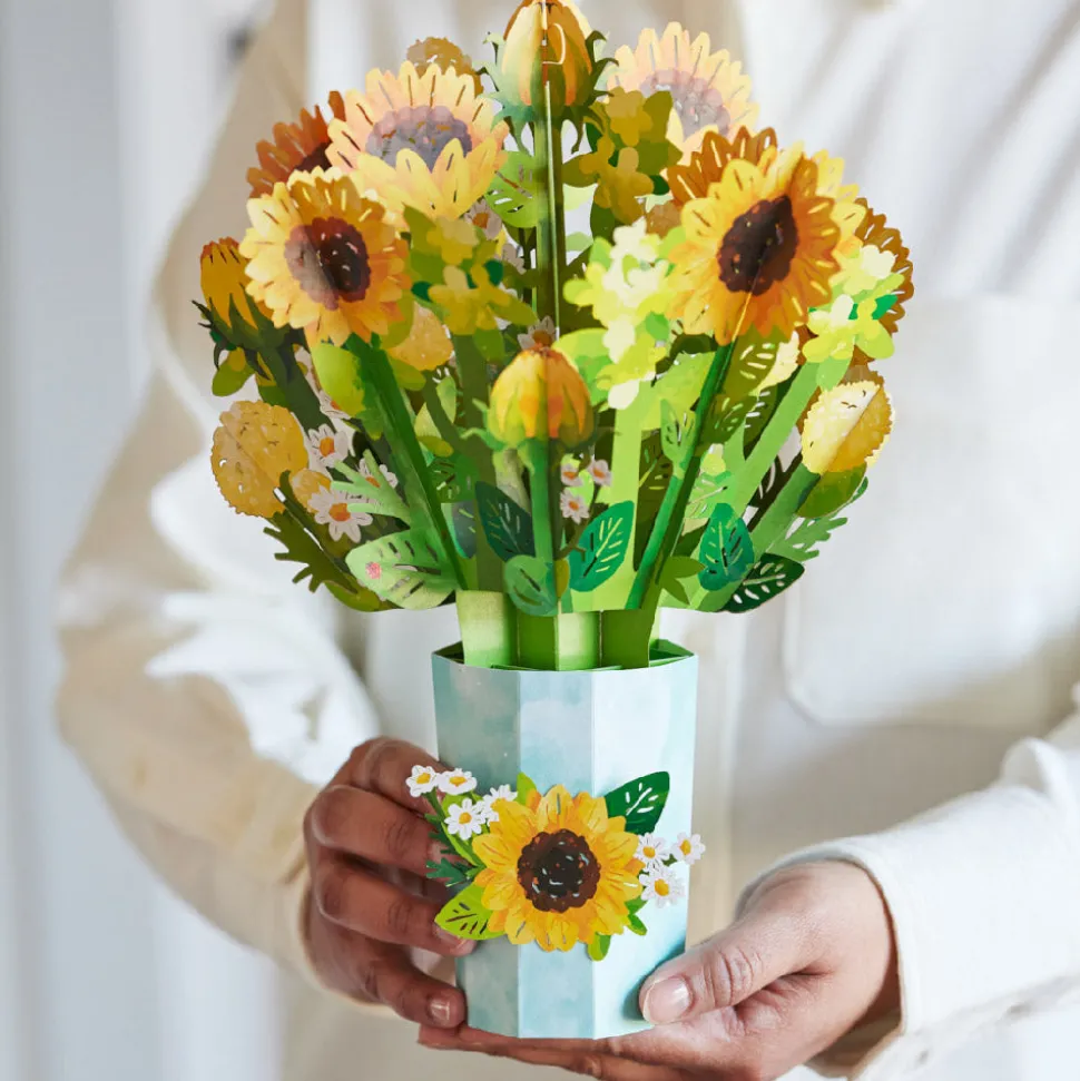 Lovepop Pop-Up Bouquets|Card & Gift Bundles|Daisy Greetings Plushpop Card and Bouquet Bundle