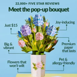 Lovepop Pop-Up Bouquets|Decor|Deepest Sympathy Calla Lilly Bouquet