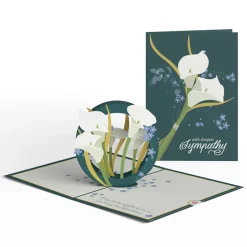 Lovepop Pop-Up Bouquets|Card & Gift Bundles|Deepest Sympathy Pop-Up Card & Bouquet Bundle