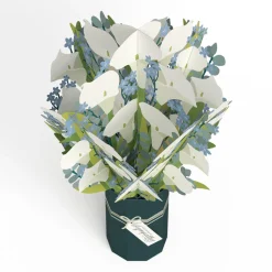 Lovepop Pop-Up Bouquets|Card & Gift Bundles|Deepest Sympathy Pop-Up Card & Bouquet Bundle