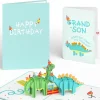 Lovepop Birthday|Dinosaurs Birthday Pop-Up Card and Sentiment Set for Grandson