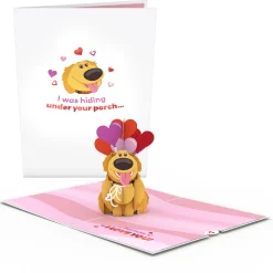 Kids Lovepop Anniversary|Just Because|Disney and Pixar Up Dug Loves You Pop-Up Card