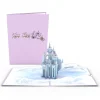 Kids Lovepop Birthday|Baby|Disney Cinderella's Castle Pop-Up Card