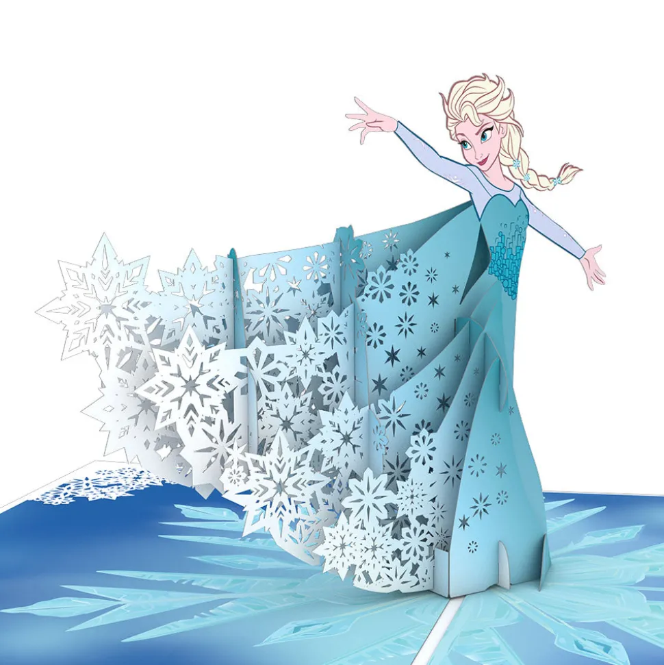 Women Lovepop Greeting Cards|Birthday|Disney Frozen Elsa Pop-Up Card