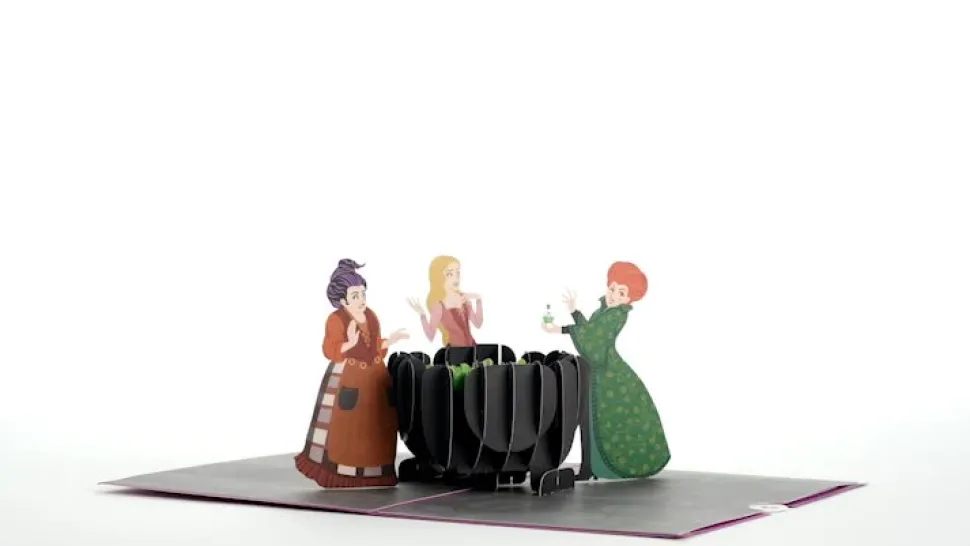 Kids Lovepop Halloween 10/31|Kids|Disney Hocus Pocus I Put a Spell on You Pop-Up Card