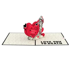 Kids Lovepop Anniversary|Valentine'S Day 2/14|Disney Tim Burton's The Nightmare Before Christmas Love You to Death Pop-Up Card