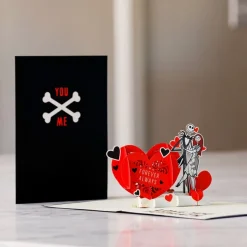 Kids Lovepop Anniversary|Valentine'S Day 2/14|Disney Tim Burton's The Nightmare Before Christmas Love You to Death Pop-Up Card