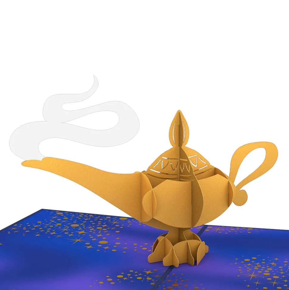 Kids Lovepop Greeting Cards|Birthday|Disney's Aladdin Magic Lamp Pop-Up Card