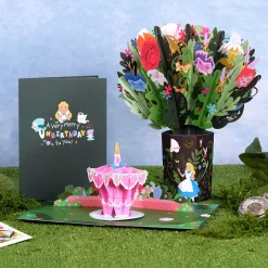 Kids Lovepop Pop-Up Bouquets|Card & Gift Bundles|Disney's Alice in Wonderland Merry Unbirthday Bundle