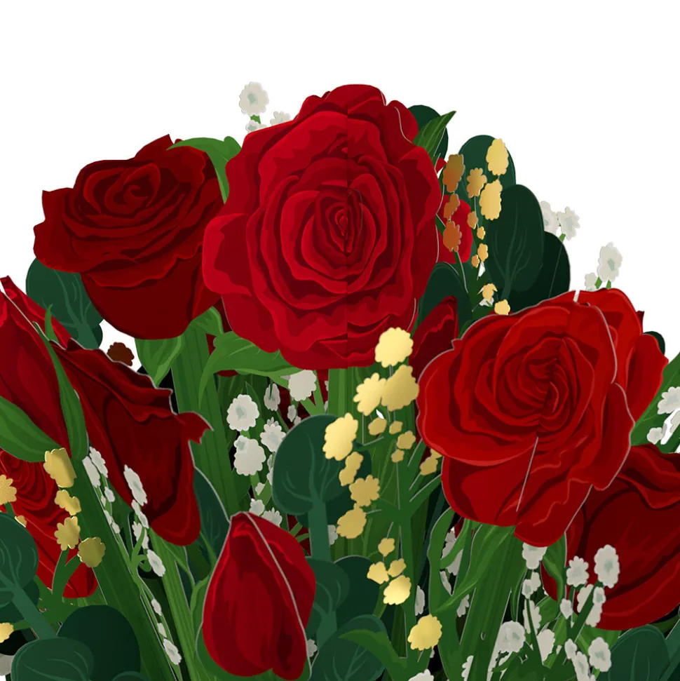 Lovepop Pop-Up Bouquets|Flower Buds|Disney's Lady & The Tramp Flower Buds Bouquet
