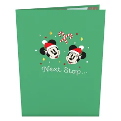 Kids Lovepop Christmas 12/25|Kids|Disney's Mickey & Minnie Christmas Train Pop-Up Card