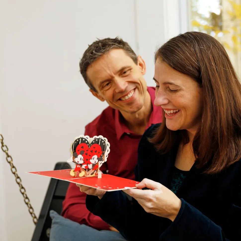 Lovepop Greeting Cards|Anniversary|Disney's Mickey & Minnie Everything is Better with You Pop-Up Card