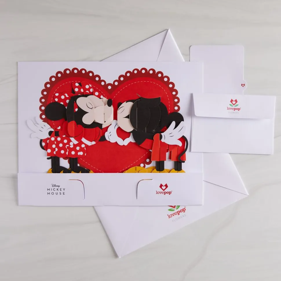 Lovepop Decor|Anniversary|Disney's Mickey & Minnie Heart-to-Heart Giant Pop-Up Gift