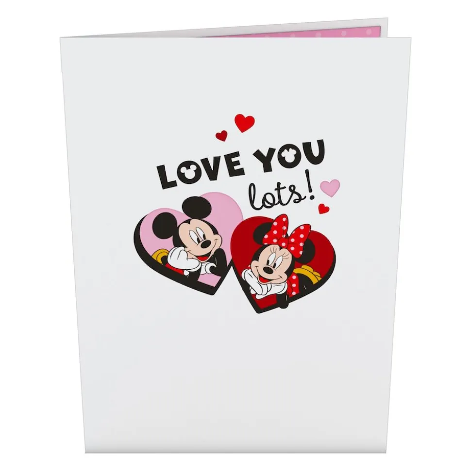 Lovepop Valentine'S Day 2/14|Her|Disney's Mickey & Minnie Love You Lots Pop-Up Card