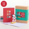 Lovepop Value Packs|Christmas 12/25|Disney’s Mickey Mouse Holiday Box Set (Assorted 12-Pack): Paperpop® Card