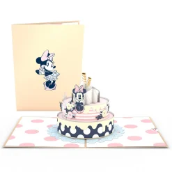Kids Lovepop Greeting Cards|Birthday|Disney's Minnie Mouse Birthday Cake Pop-Up Card