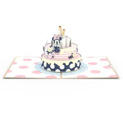 Kids Lovepop Greeting Cards|Birthday|Disney's Minnie Mouse Birthday Cake Pop-Up Card