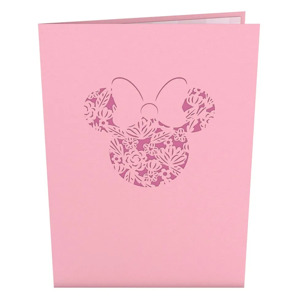 Kids Lovepop Greeting Cards|Just Because|Disney's Minnie Mouse Flower Basket Pop-Up Card