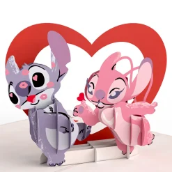Lovepop Greeting Cards|Valentine'S Day 2/14|Disney's Stitch & Angel You’re Out Of This World Pop-Up Card