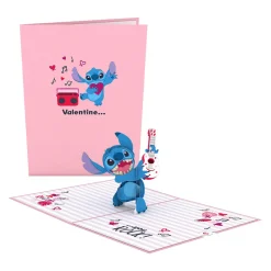 Kids Lovepop Valentine'S Day 2/14|Kids|Disney's Stitch Rockin' Valentine Pop-Up Card