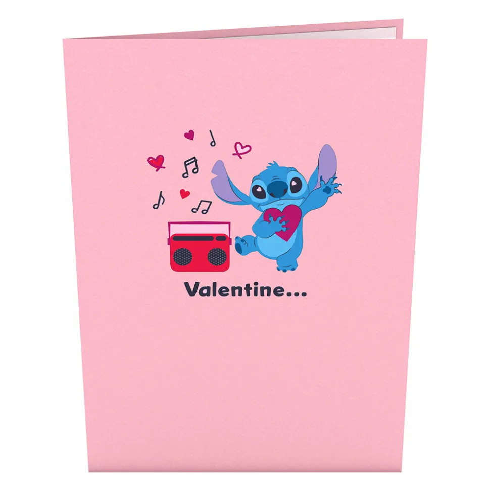 Kids Lovepop Valentine'S Day 2/14|Kids|Disney's Stitch Rockin' Valentine Pop-Up Card